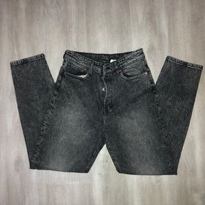 H&M Black Mom Jeans